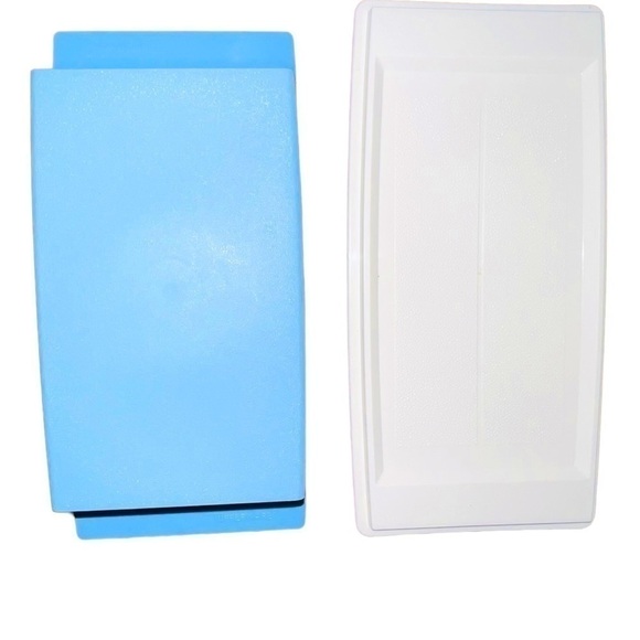 VINTAGE Tupperware Set Tea Juice Pitcher Butter Keeper Coaster/Lids - Picture 2 of 9